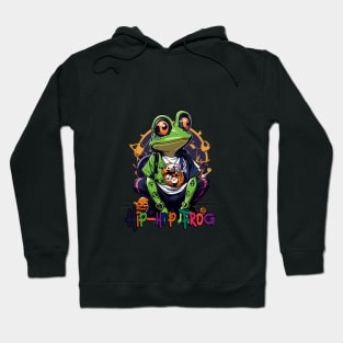 hip-hop fashion cute frog Hoodie